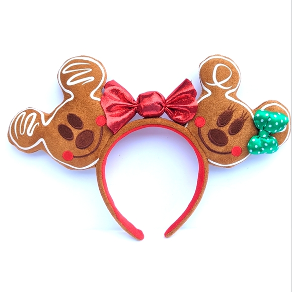 Disney Other - Disney Parks Mickey Minnie Mouse gingerbread headband